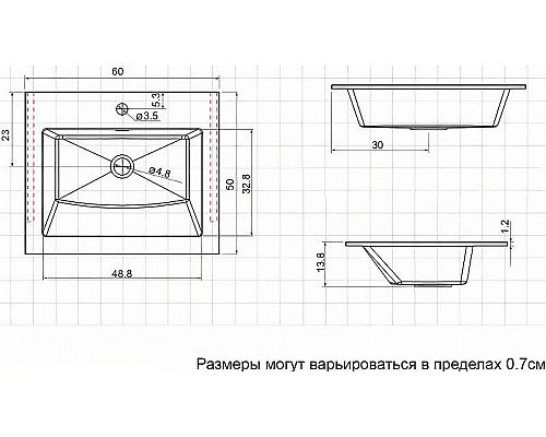 Santeh-Crystal.ru: Тумба с раковиной Aquanet Lino 60 271944 подвесная Дуб Веллингтон Купить Тумба с раковиной Aquanet Lino 60 271944 подвесная Дуб Веллингтон в магазине сантехники Santeh-Crystal.ru