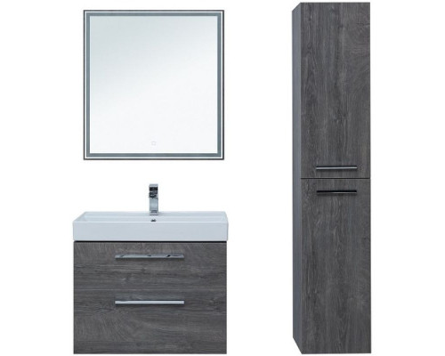 Приобрести Тумба под раковину Aquanet Nova 75 242260 подвесная Дуб рошелье в магазине сантехники Santeh-Crystal.ru