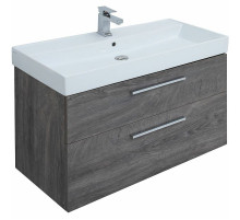 Тумба под раковину Aquanet Nova 100 249923 подвесная Дуб рошелье