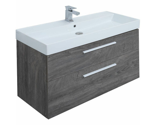 Приобрести Тумба под раковину Aquanet Nova 100 249923 подвесная Дуб рошелье в магазине сантехники Santeh-Crystal.ru