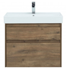 Тумба под раковину Aquanet Nova Lite 75 249515 подвесная Дуб рустикальный