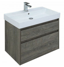 Тумба с раковиной Aquanet Nova Lite 75 245245 подвесная Дуб рошелье