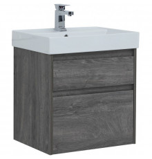 Тумба с раковиной Aquanet Nova Lite 60 245241 подвесная Дуб рошелье