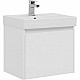 Заказать Тумба с раковиной Aquanet Nova Lite 60 245029 подвесная Белая глянцевая в магазине сантехники Santeh-Crystal.ru