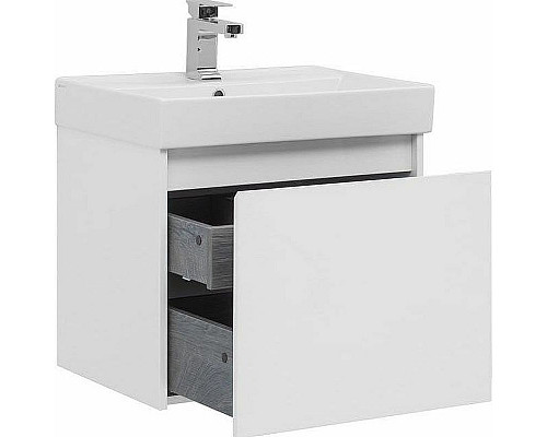 Santeh-Crystal.ru: Тумба с раковиной Aquanet Nova Lite 60 245029 подвесная Белая глянцевая Заказать Тумба с раковиной Aquanet Nova Lite 60 245029 подвесная Белая глянцевая в магазине сантехники Santeh-Crystal.ru