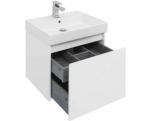 Santeh-Crystal.ru: Тумба с раковиной Aquanet Nova Lite 60 245029 подвесная Белая глянцевая Заказать Тумба с раковиной Aquanet Nova Lite 60 245029 подвесная Белая глянцевая в магазине сантехники Santeh-Crystal.ru