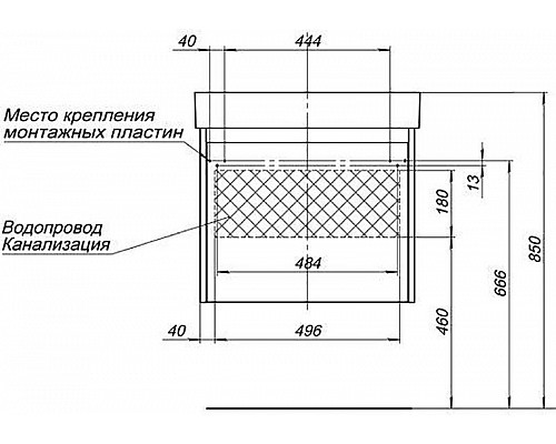 Santeh-Crystal.ru: Тумба с раковиной Aquanet Nova Lite 60 245029 подвесная Белая глянцевая Заказать Тумба с раковиной Aquanet Nova Lite 60 245029 подвесная Белая глянцевая в магазине сантехники Santeh-Crystal.ru