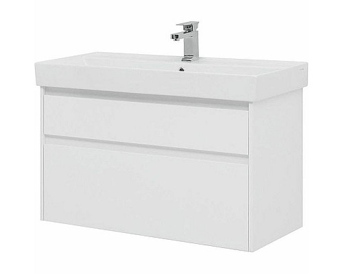 Santeh-Crystal.ru: Тумба под раковину Aquanet Nova Lite Slim Synergy 100 249940 подвесная Белая глянцевая Купить Тумба под раковину Aquanet Nova Lite Slim Synergy 100 249940 подвесная Белая глянцевая в магазине сантехники Santeh-Crystal.ru