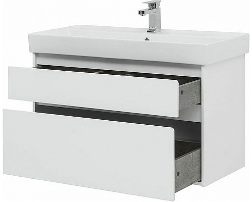Santeh-Crystal.ru: Тумба под раковину Aquanet Nova Lite Slim Synergy 100 249940 подвесная Белая глянцевая Купить Тумба под раковину Aquanet Nova Lite Slim Synergy 100 249940 подвесная Белая глянцевая в магазине сантехники Santeh-Crystal.ru
