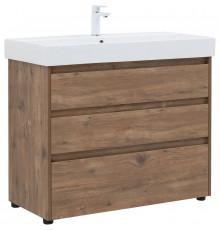 Тумба под раковину Aquanet Nova Lite 100 302480 Дуб рустикальный