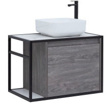 Тумба под раковину Aquanet Nova Lite Loft 75R 261653 подвесная Дуб рошелье