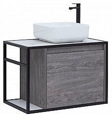 Тумба под раковину Aquanet Nova Lite Loft 75R 261653 подвесная Дуб рошелье