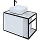 Приобрести Тумба под раковину Aquanet Nova Lite Loft 75L 261650 подвесная Белый глянец в магазине сантехники Santeh-Crystal.ru