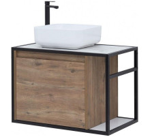 Тумба под раковину Aquanet Nova Lite Loft 75L 261658 подвесная Дуб рустикальный