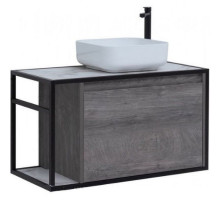 Тумба под раковину Aquanet Nova Lite Loft 90R 261655 подвесная Дуб рошелье