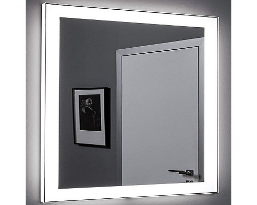 Приобрести Зеркало Aquanet Алассио 90 249346 с подсветкой с сенсорным выключателем в магазине сантехники Santeh-Crystal.ru