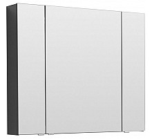 Зеркальный шкаф Aquanet Алвита 100 240113 Серый антрацит