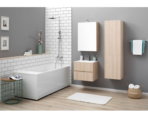 Приобрести Тумба под раковину Aquanet Алвита 60 182734 подвесная Ясень коимбра в магазине сантехники Santeh-Crystal.ru