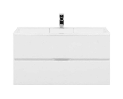 Приобрести Тумба под раковину Aquanet Алвита 100 235341 подвесная Белая в магазине сантехники Santeh-Crystal.ru