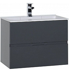 Тумба под раковину Aquanet Алвита 70 183992 подвесная Серый антрацит
