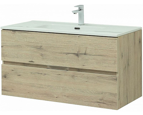 Santeh-Crystal.ru: Комплект мебели для ванной Aquanet Алвита New 100 274203 подвесной Дуб веллингтон белый Заказать Комплект мебели для ванной Aquanet Алвита New 100 274203 подвесной Дуб веллингтон белый в магазине сантехники Santeh-Crystal.ru