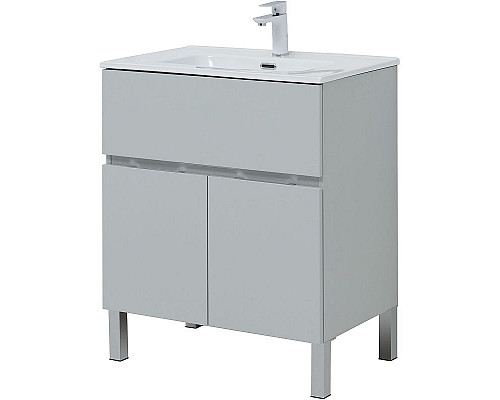 Santeh-Crystal.ru: Тумба под раковину Aquanet Алвита New 70 303899 Серая матовая Купить Тумба под раковину Aquanet Алвита New 70 303899 Серая матовая в магазине сантехники Santeh-Crystal.ru