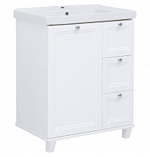 Тумба под раковину Aquanet Амели 70 261988 Белая матовая