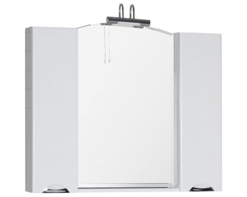 Заказать Зеркало со шкафом Aquanet Асти 105 178242 Белое в магазине сантехники Santeh-Crystal.ru