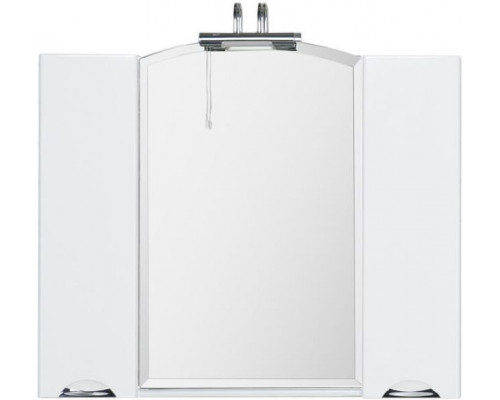 Заказать Зеркало со шкафом Aquanet Асти 105 178242 Белое в магазине сантехники Santeh-Crystal.ru