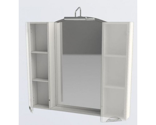 Заказать Зеркало со шкафом Aquanet Асти 105 178242 Белое в магазине сантехники Santeh-Crystal.ru