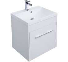 Тумба под раковину Aquanet Августа 58 210026 подвесная Белая