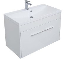 Тумба под раковину Aquanet Августа 90 210030 подвесная Белая
