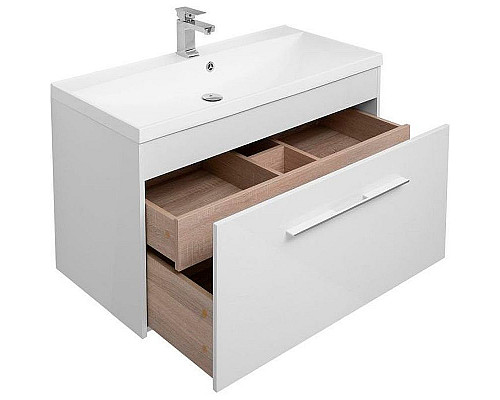 Santeh-Crystal.ru: Тумба с раковиной Aquanet Августа 100 287687 подвесная Белая Купить Тумба с раковиной Aquanet Августа 100 287687 подвесная Белая в магазине сантехники Santeh-Crystal.ru
