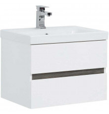 Тумба под раковину Aquanet Беркли 50 254288 подвесная Белый Дуб рошелье