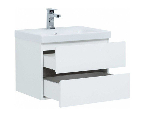 Заказать Тумба под раковину Aquanet Беркли 50 254288 подвесная Белый Дуб рошелье в магазине сантехники Santeh-Crystal.ru