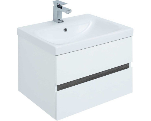 Заказать Тумба под раковину Aquanet Беркли 50 254288 подвесная Белый Дуб рошелье в магазине сантехники Santeh-Crystal.ru