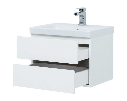 Заказать Тумба под раковину Aquanet Беркли 50 254288 подвесная Белый Дуб рошелье в магазине сантехники Santeh-Crystal.ru