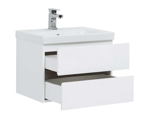 Купить Тумба под раковину Aquanet Беркли 60 254289 подвесная Белый Дуб рошелье в магазине сантехники Santeh-Crystal.ru