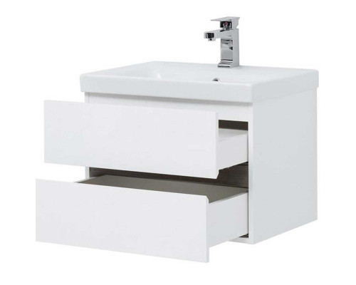 Купить Тумба под раковину Aquanet Беркли 60 254289 подвесная Белый Дуб рошелье в магазине сантехники Santeh-Crystal.ru