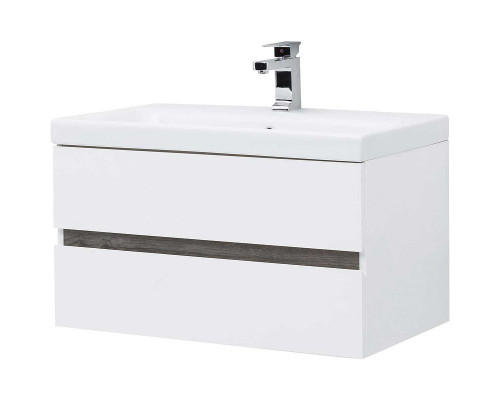 Приобрести Тумба под раковину Aquanet Беркли 80 254290 подвесная Белый Дуб рошелье в магазине сантехники Santeh-Crystal.ru