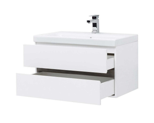 Приобрести Тумба под раковину Aquanet Беркли 80 254290 подвесная Белый Дуб рошелье в магазине сантехники Santeh-Crystal.ru