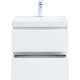 Заказать Тумба под раковину Aquanet Беркли 50 302347 подвесная Белый глянец в магазине сантехники Santeh-Crystal.ru