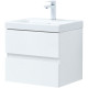 Заказать Тумба под раковину Aquanet Беркли 50 302347 подвесная Белый глянец в магазине сантехники Santeh-Crystal.ru