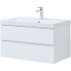 Заказать Тумба под раковину Aquanet Беркли 80 302351 подвесная Белый глянец в магазине сантехники Santeh-Crystal.ru