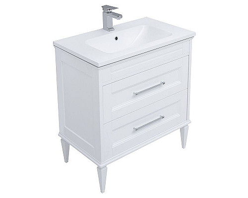 Заказать Тумба с раковиной Aquanet Бостон 80 260664 подвесная Белый матовый в магазине сантехники Santeh-Crystal.ru