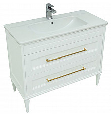 Тумба под раковину Aquanet Бостон М 100 243781 Белая матовая