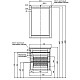 Купить Тумба с раковиной Aquanet Бостон М 60 212667 Белая матовая в магазине сантехники Santeh-Crystal.ru