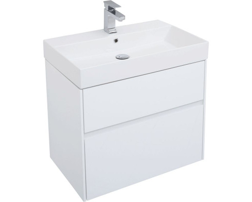 Заказать Комплект мебели для ванной Aquanet Бруклин 70 207804 подвесной Белый глянец в магазине сантехники Santeh-Crystal.ru