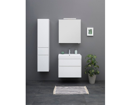 Заказать Шкаф пенал Aquanet Бруклин 35 L 209827 подвесной Белый в магазине сантехники Santeh-Crystal.ru