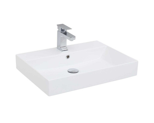 Приобрести Тумба с раковиной Aquanet Бруклин 60 212596 подвесная Белая в магазине сантехники Santeh-Crystal.ru